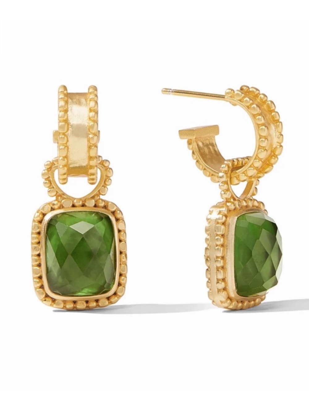 NWOT Julie Vos Marbella Hoop And Charm Earring
